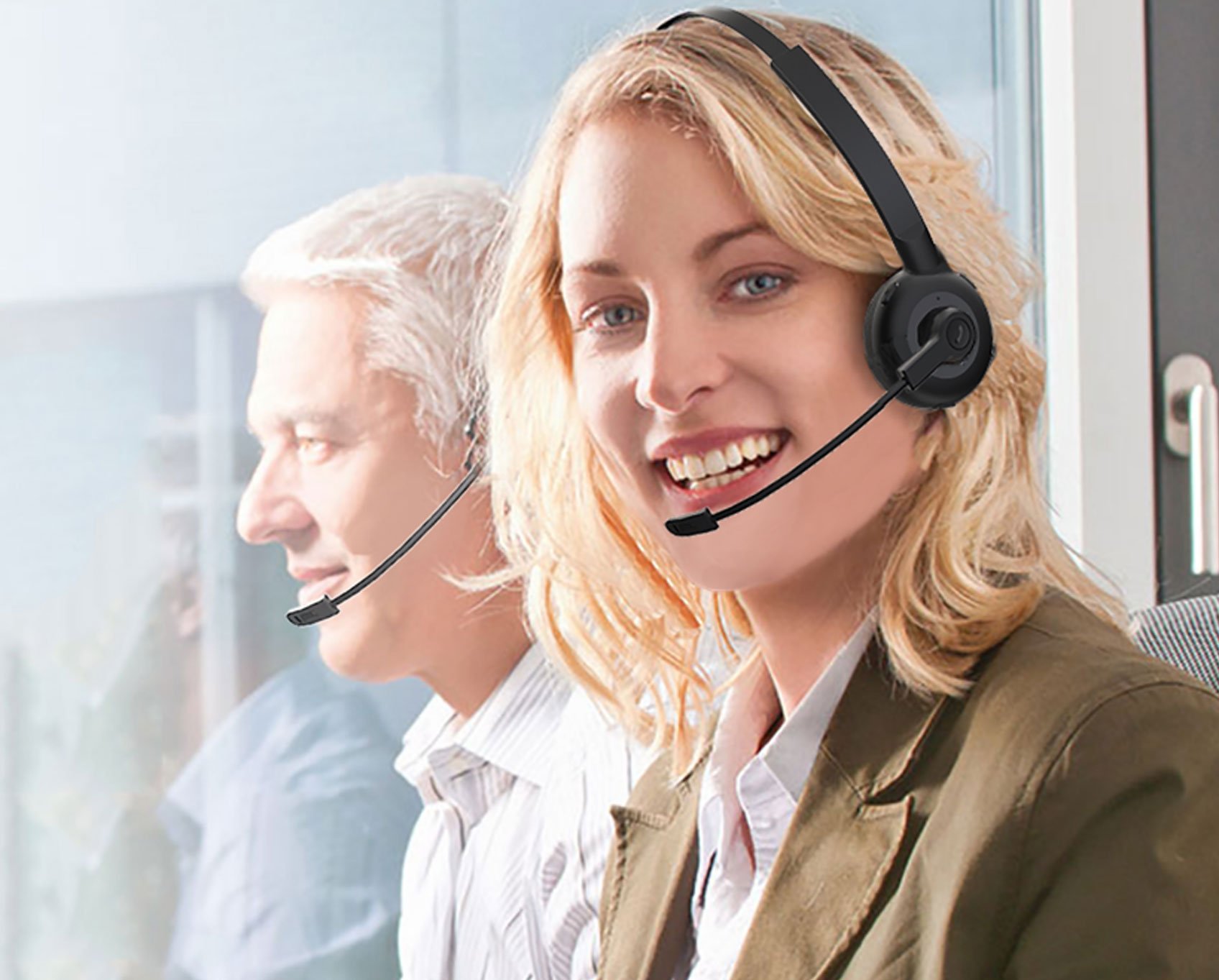 Call center headset application